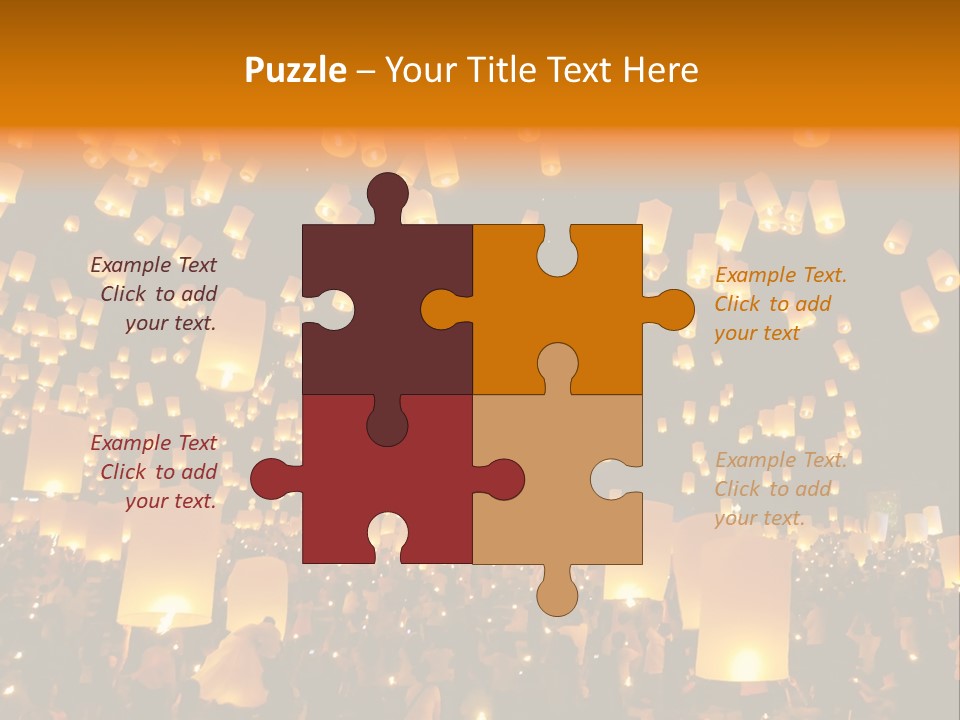 Party Tradition Lantern PowerPoint Template