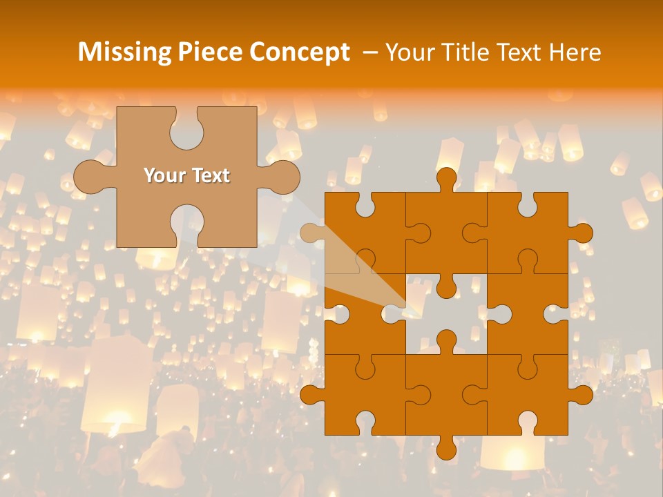 Party Tradition Lantern PowerPoint Template