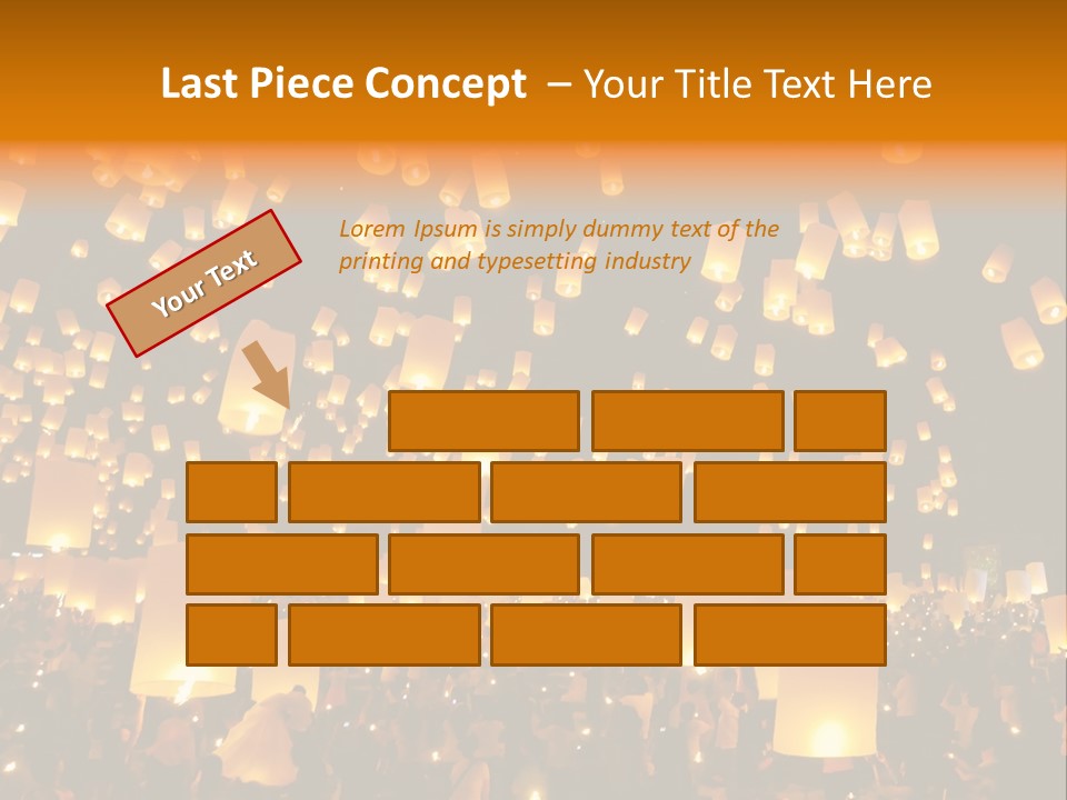 Party Tradition Lantern PowerPoint Template