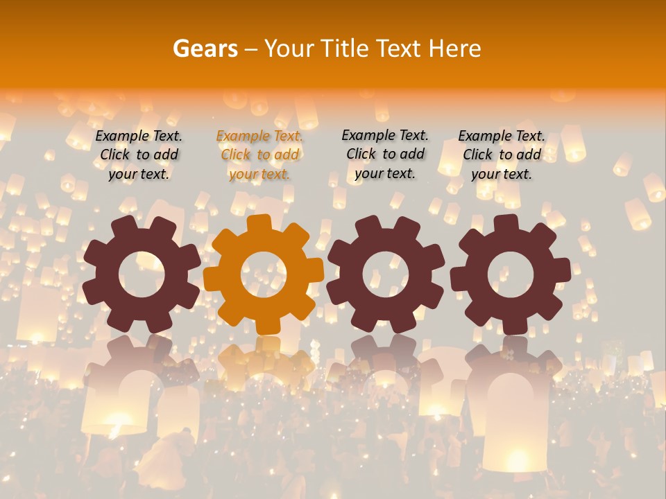 Party Tradition Lantern PowerPoint Template