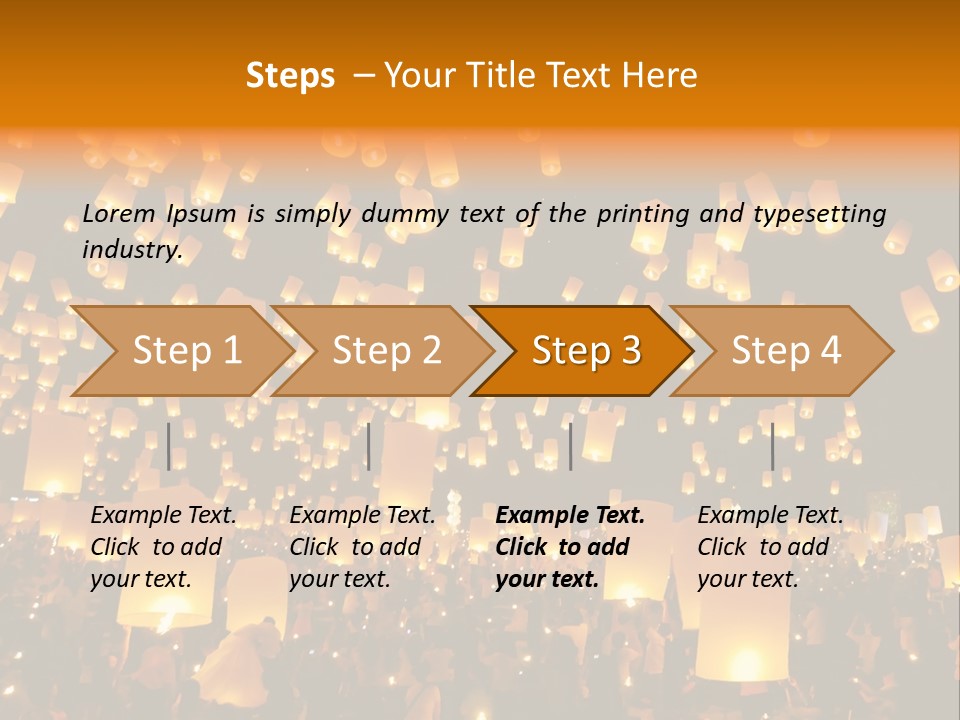 Party Tradition Lantern PowerPoint Template