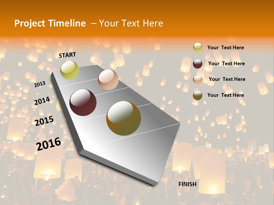 Party Tradition Lantern PowerPoint Template