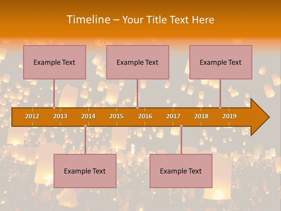 Party Tradition Lantern PowerPoint Template