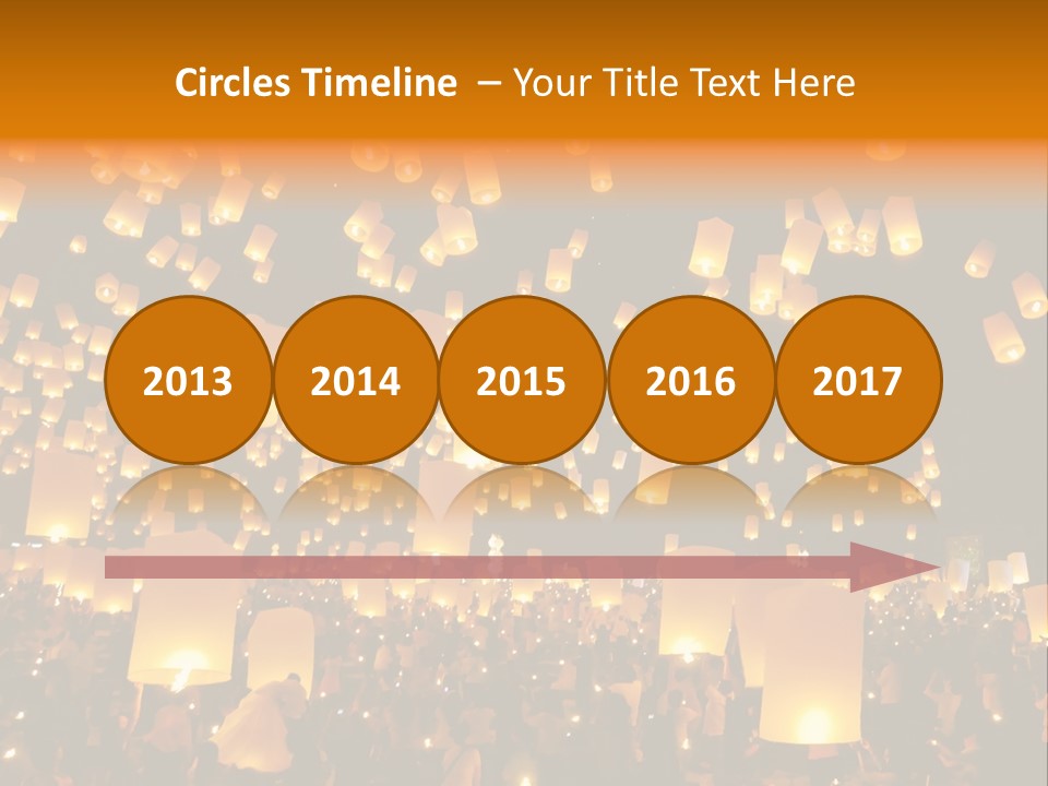 Party Tradition Lantern PowerPoint Template