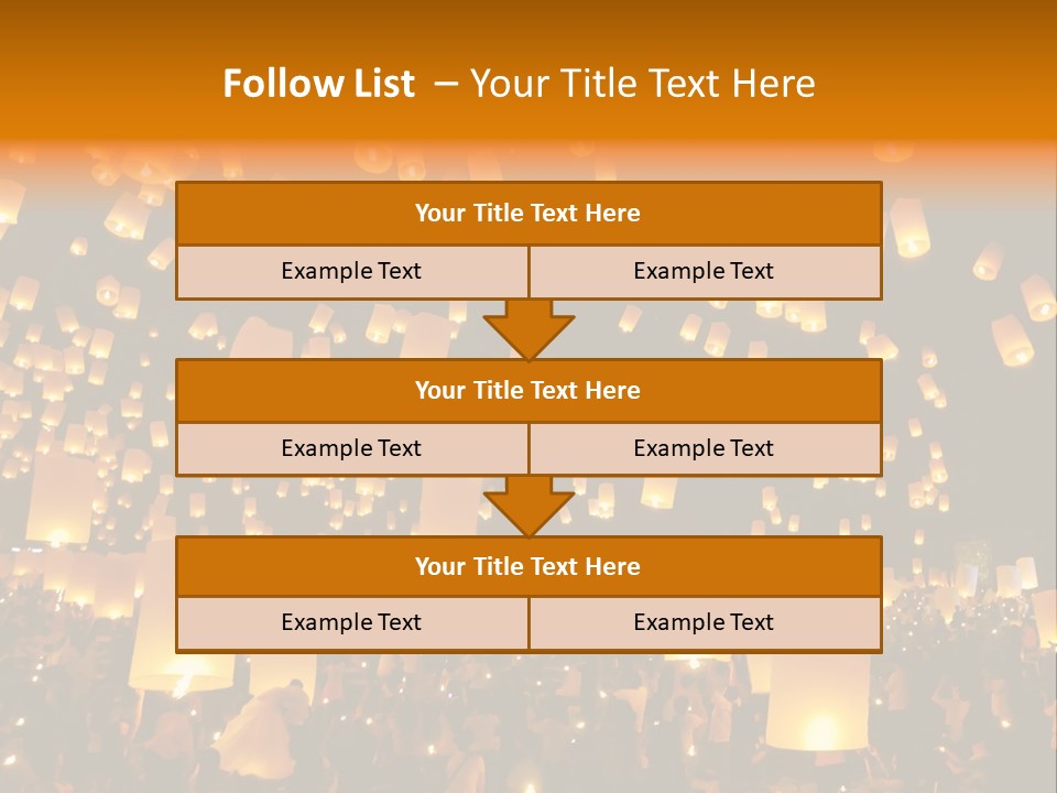Party Tradition Lantern PowerPoint Template