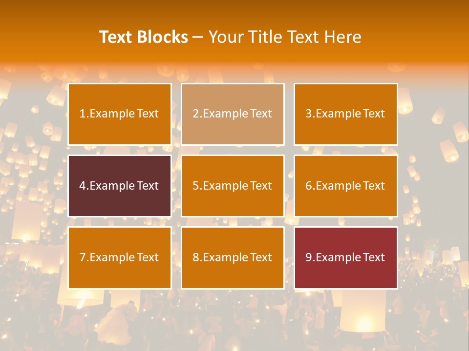 Party Tradition Lantern PowerPoint Template
