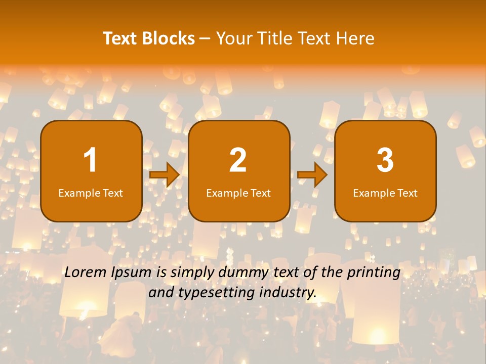 Party Tradition Lantern PowerPoint Template