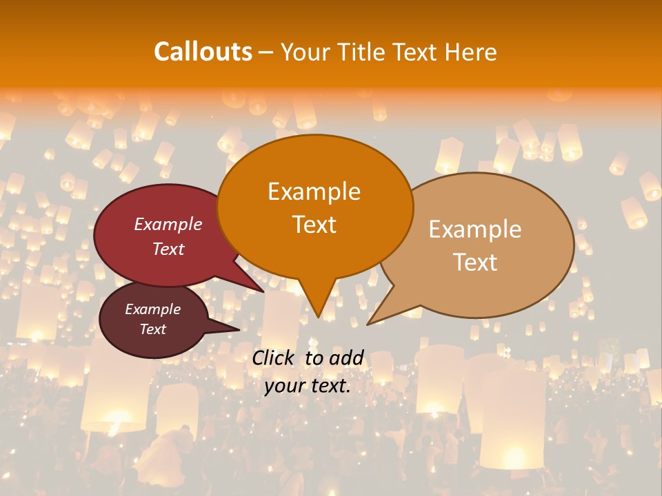 Party Tradition Lantern PowerPoint Template