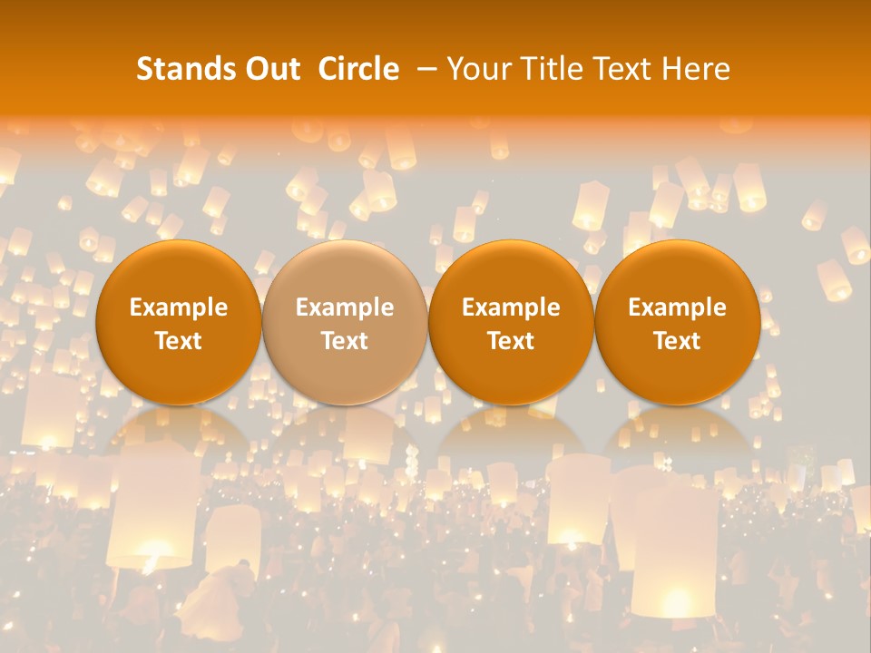Party Tradition Lantern PowerPoint Template