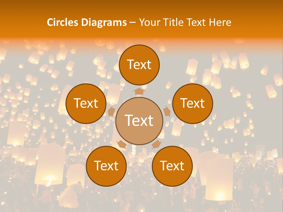 Party Tradition Lantern PowerPoint Template