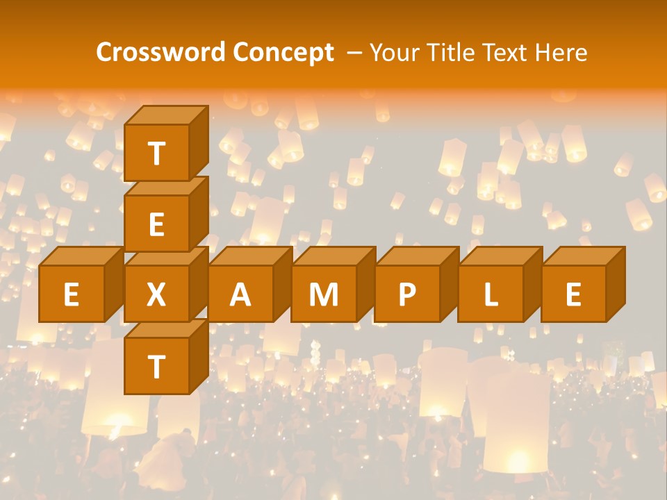 Party Tradition Lantern PowerPoint Template