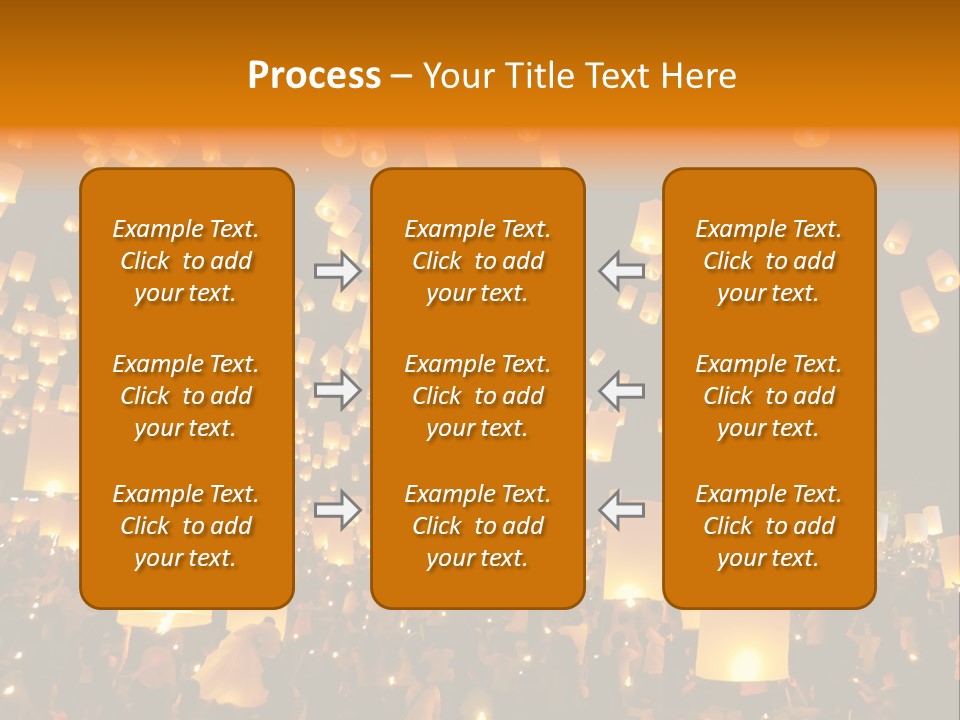 Party Tradition Lantern PowerPoint Template