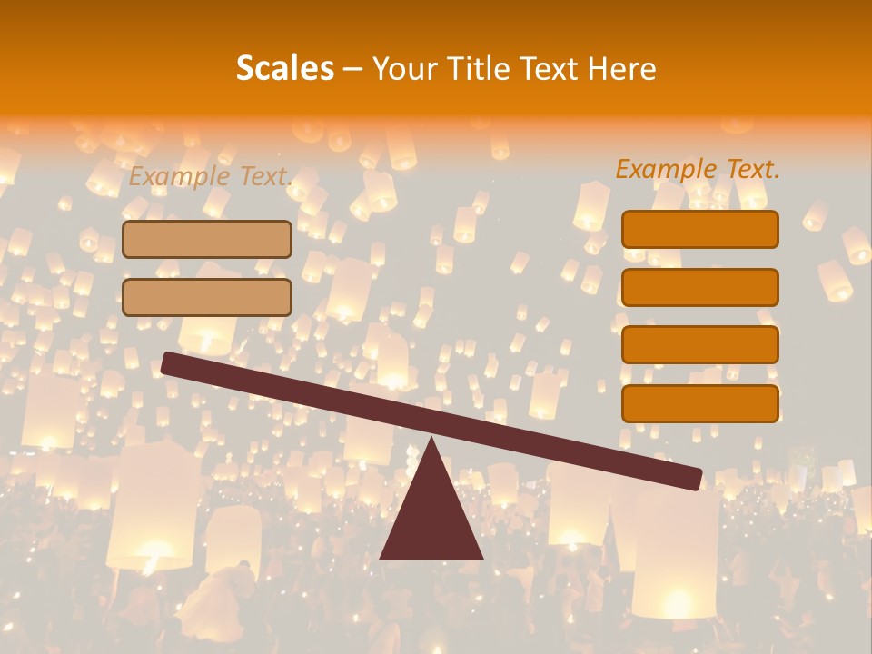 Party Tradition Lantern PowerPoint Template