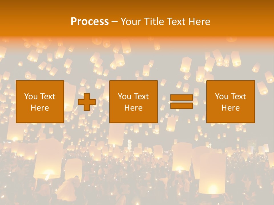 Party Tradition Lantern PowerPoint Template