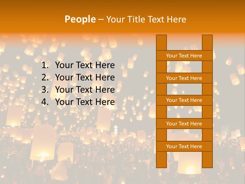 Party Tradition Lantern PowerPoint Template