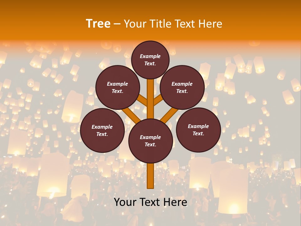 Party Tradition Lantern PowerPoint Template