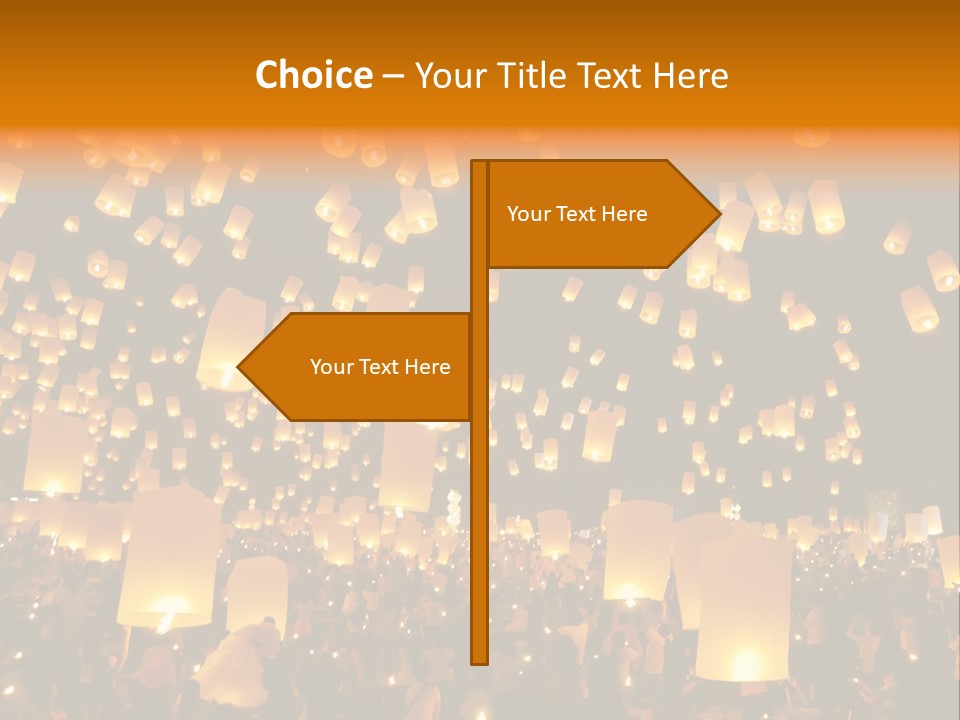 Party Tradition Lantern PowerPoint Template