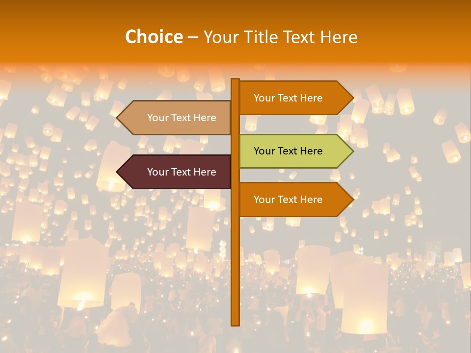 Party Tradition Lantern PowerPoint Template