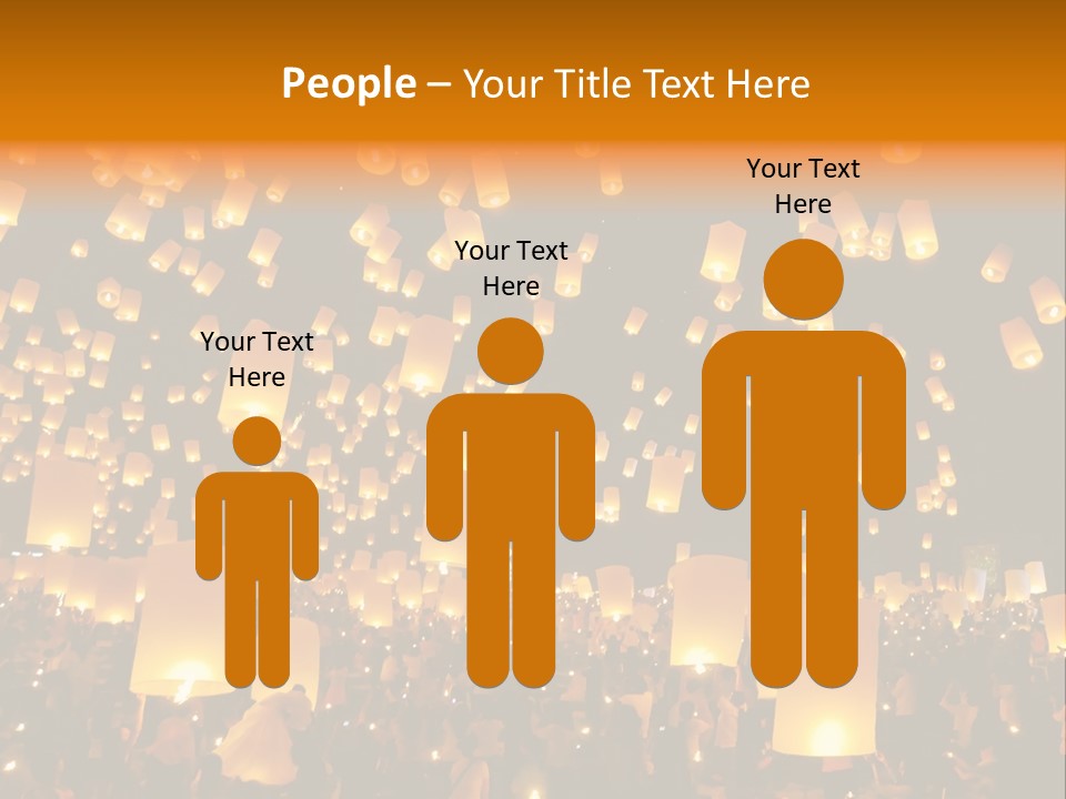 Party Tradition Lantern PowerPoint Template