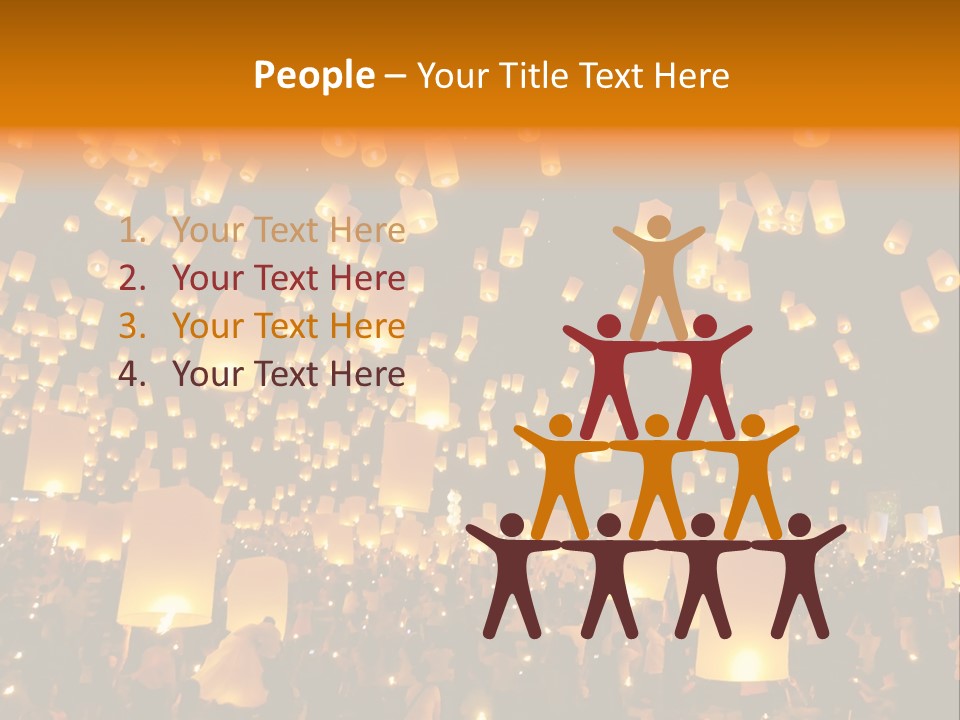 Party Tradition Lantern PowerPoint Template