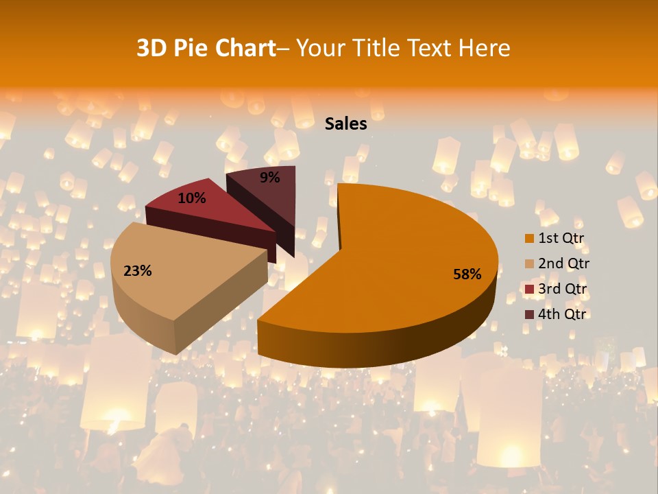 Party Tradition Lantern PowerPoint Template