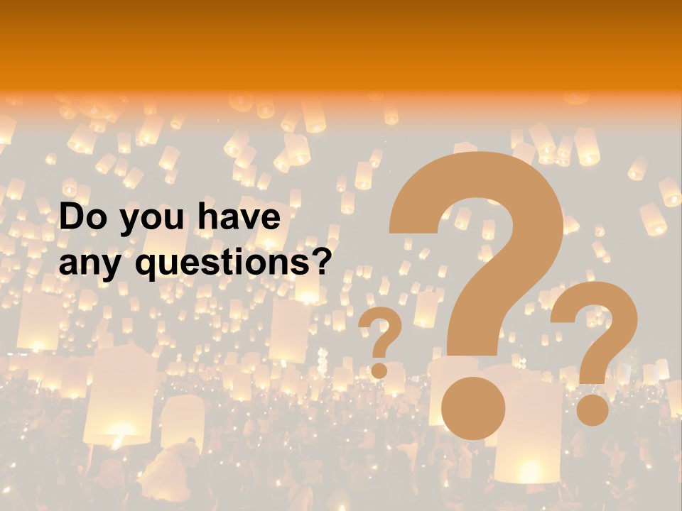 Party Tradition Lantern PowerPoint Template