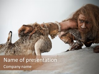 Masculinity Cave Ancient PowerPoint Template