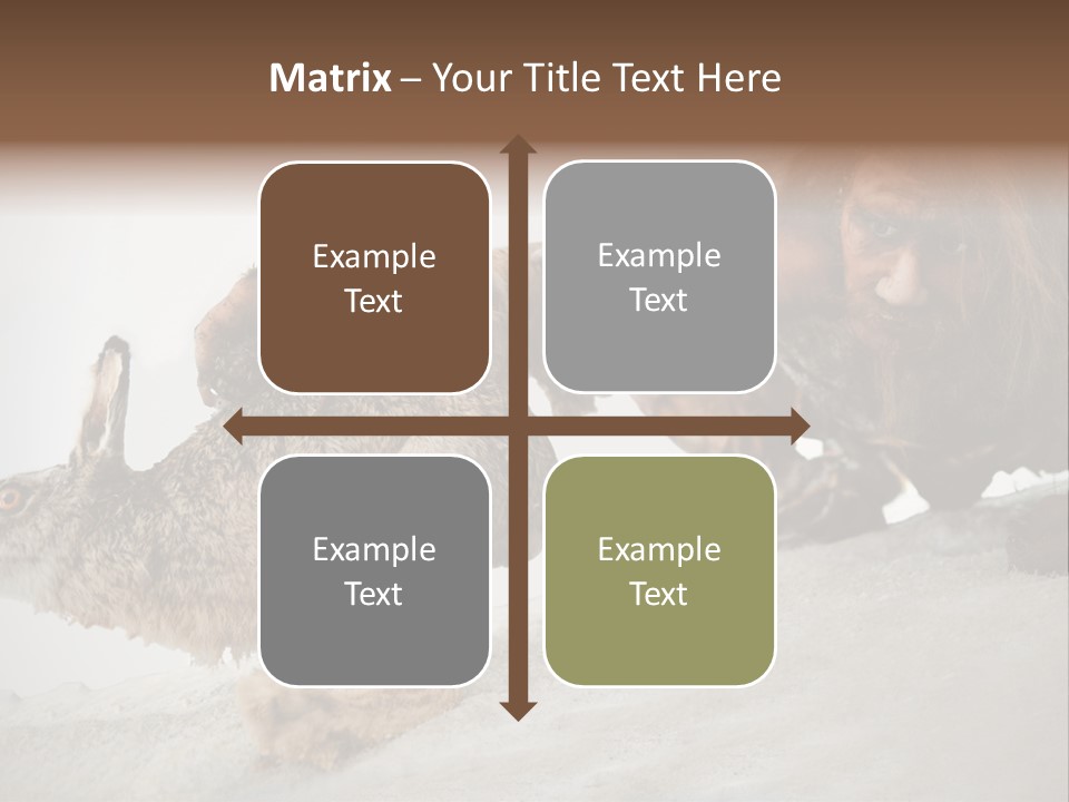 Masculinity Cave Ancient PowerPoint Template