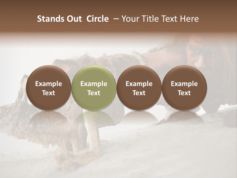 Masculinity Cave Ancient PowerPoint Template