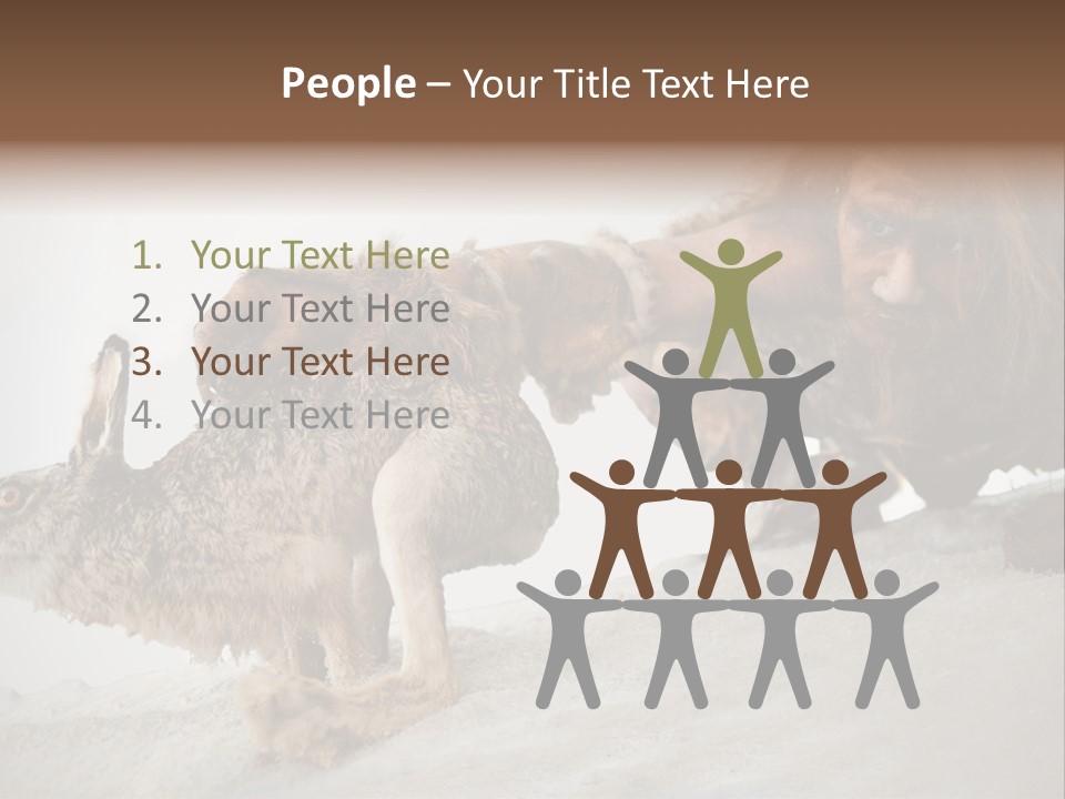 Masculinity Cave Ancient PowerPoint Template