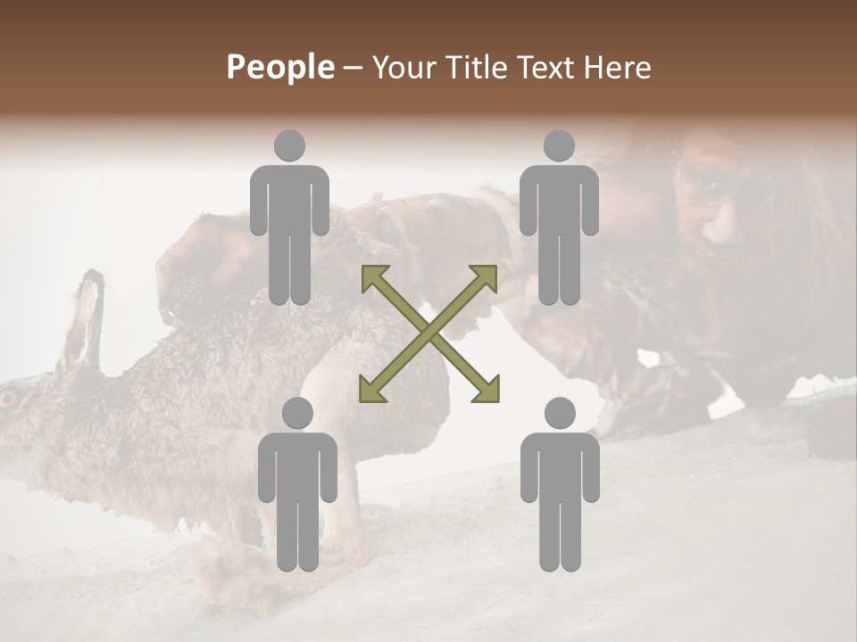 Masculinity Cave Ancient PowerPoint Template