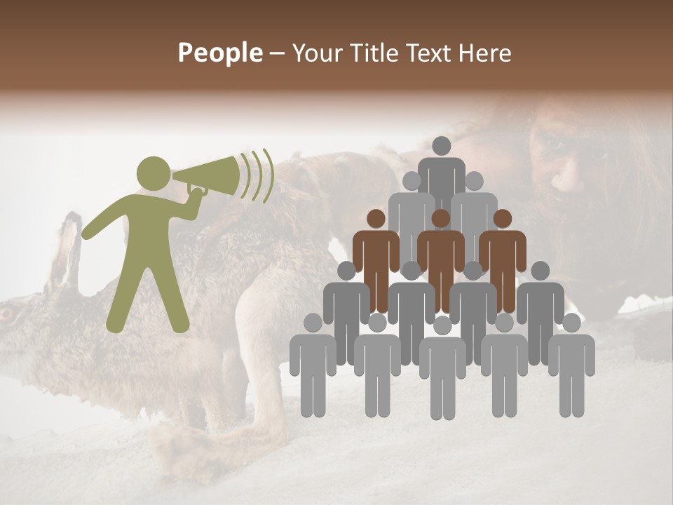 Masculinity Cave Ancient PowerPoint Template