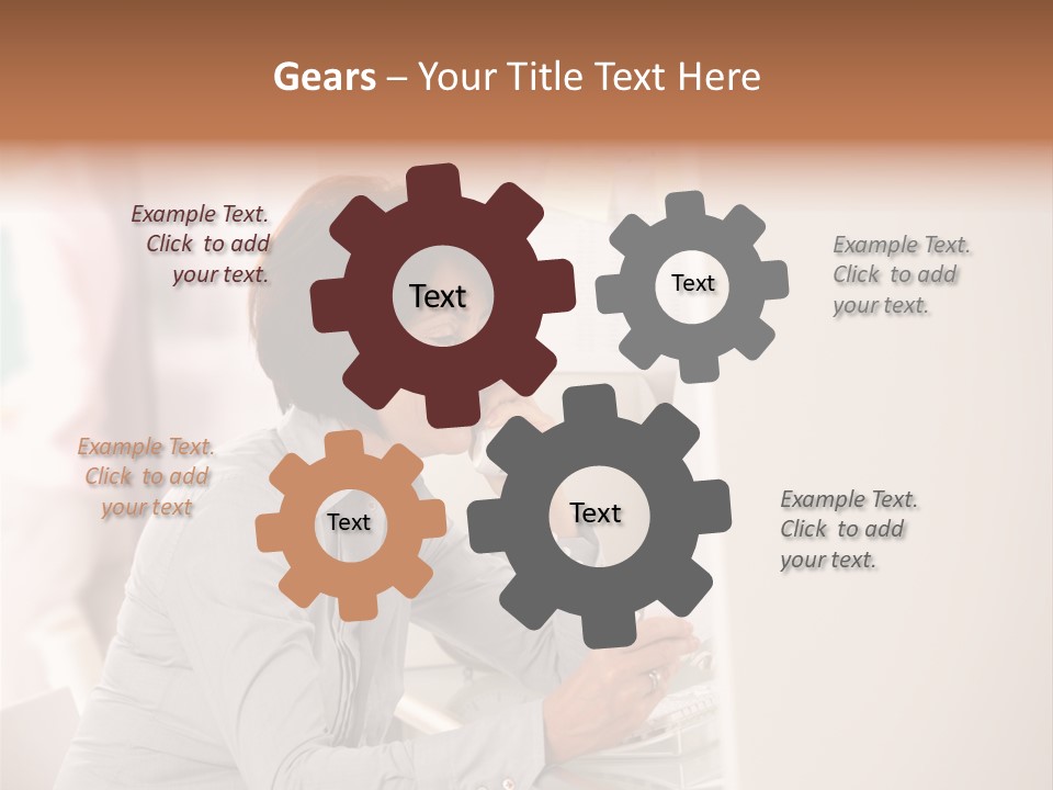 Healthy Pea Ripe PowerPoint Template