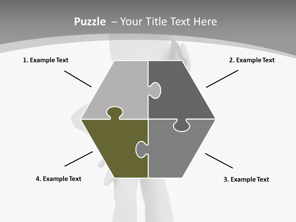 Telephone Office Worker PowerPoint Template