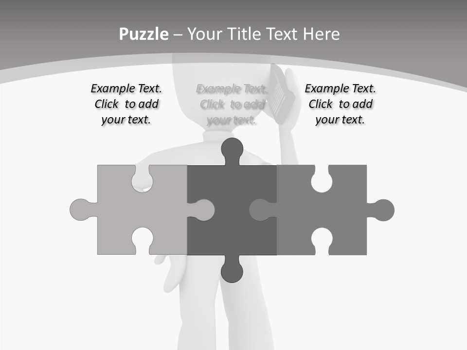 Telephone Office Worker PowerPoint Template