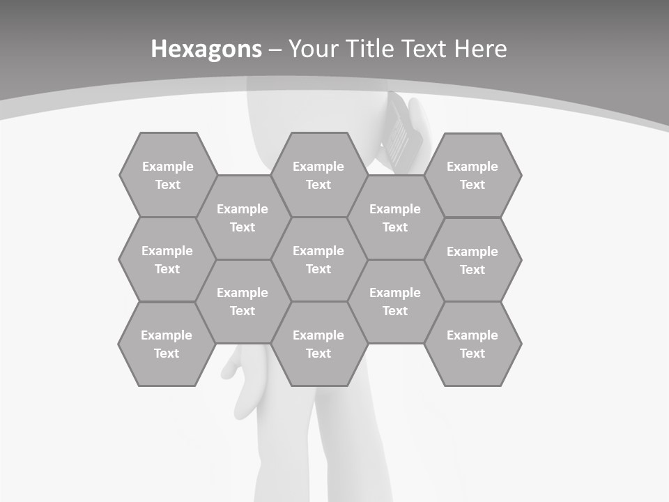 Telephone Office Worker PowerPoint Template