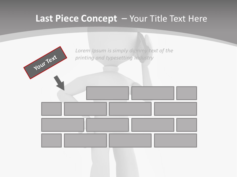 Telephone Office Worker PowerPoint Template