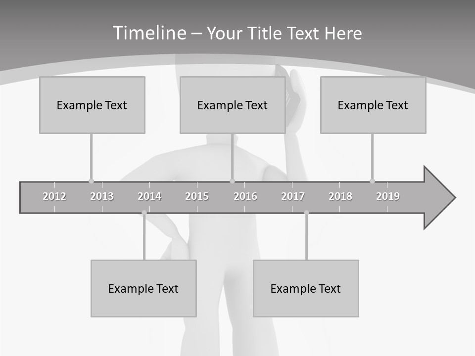 Telephone Office Worker PowerPoint Template