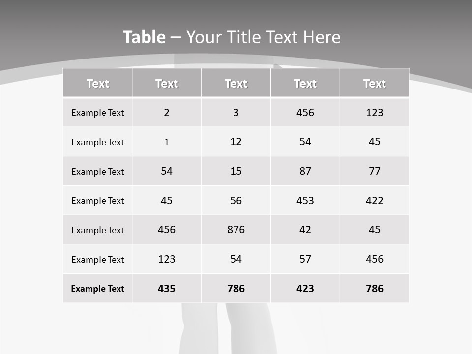 Telephone Office Worker PowerPoint Template