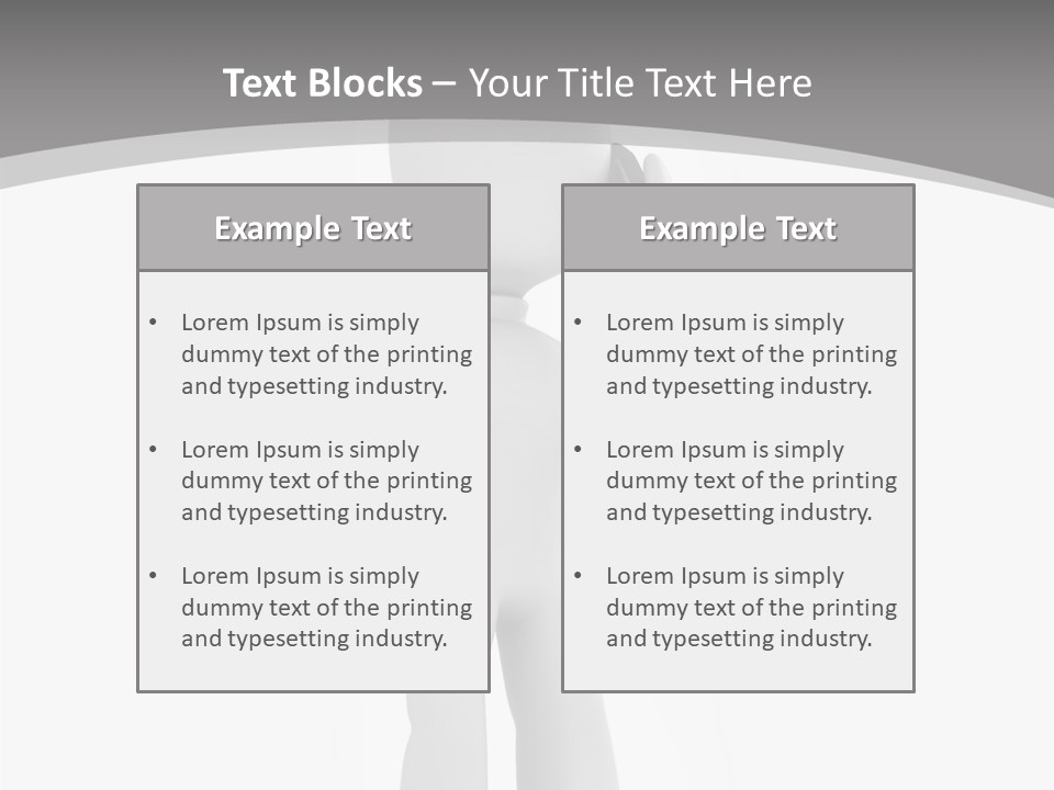 Telephone Office Worker PowerPoint Template