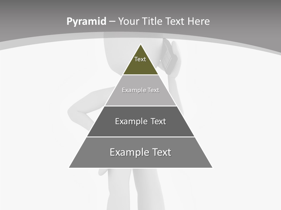 Telephone Office Worker PowerPoint Template