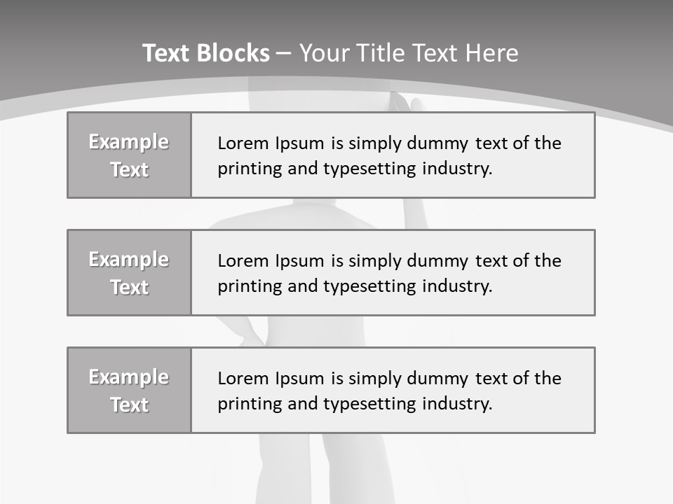 Telephone Office Worker PowerPoint Template