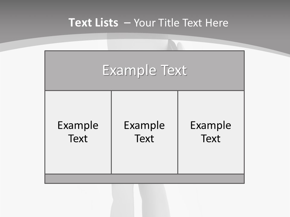 Telephone Office Worker PowerPoint Template