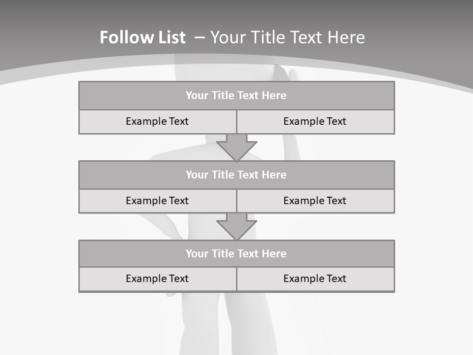 Telephone Office Worker PowerPoint Template