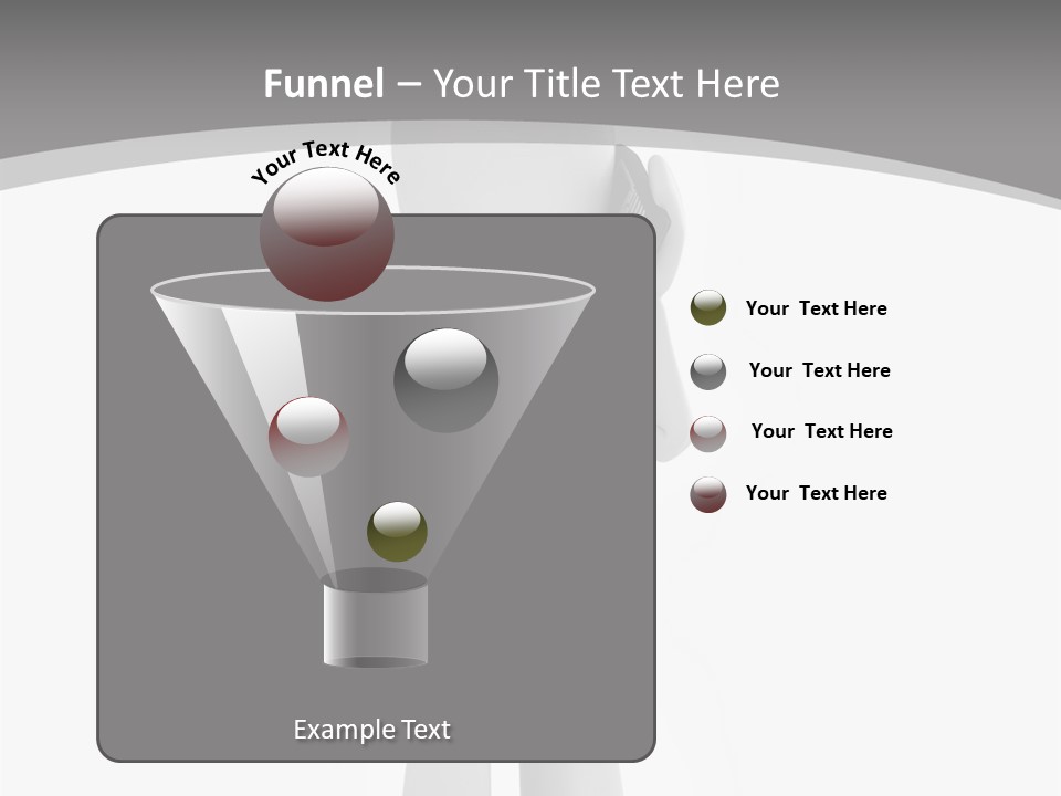 Telephone Office Worker PowerPoint Template