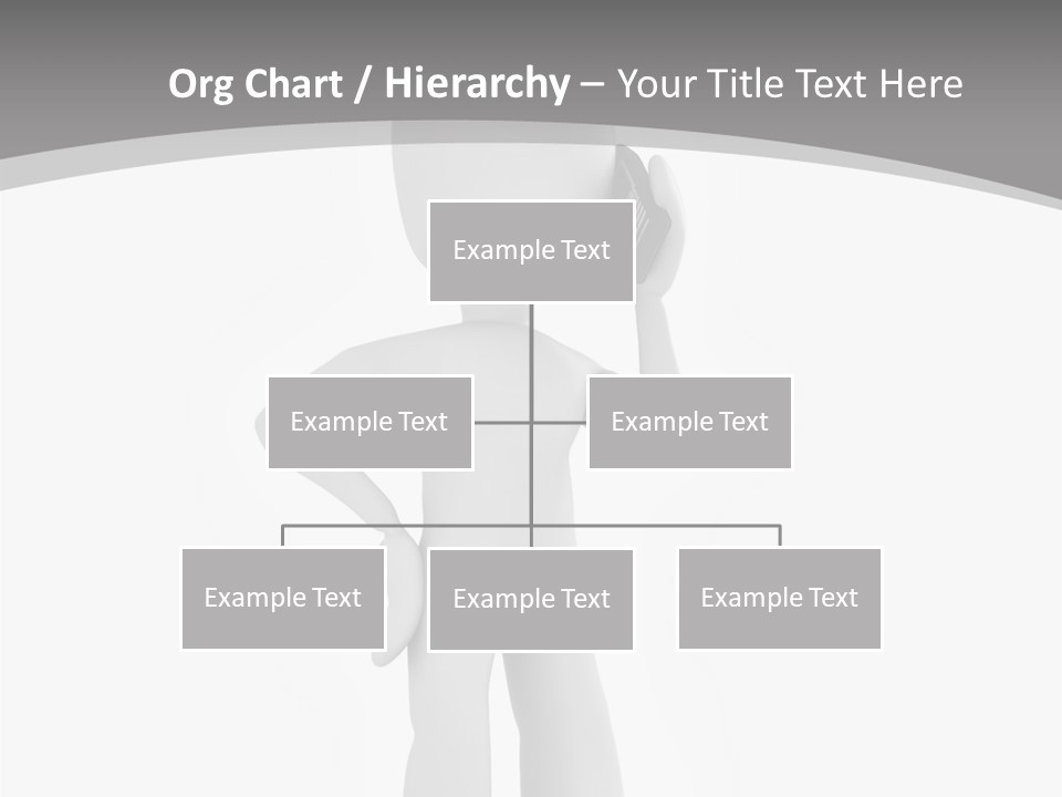 Telephone Office Worker PowerPoint Template
