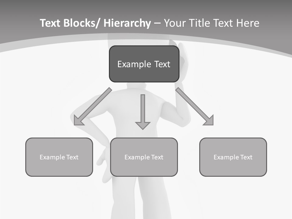Telephone Office Worker PowerPoint Template