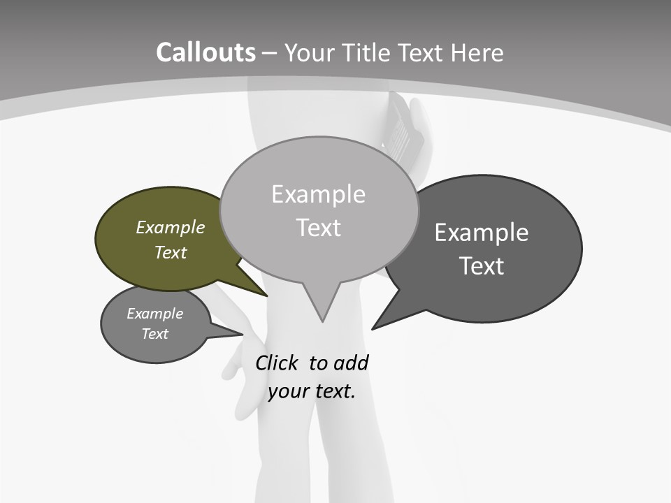 Telephone Office Worker PowerPoint Template