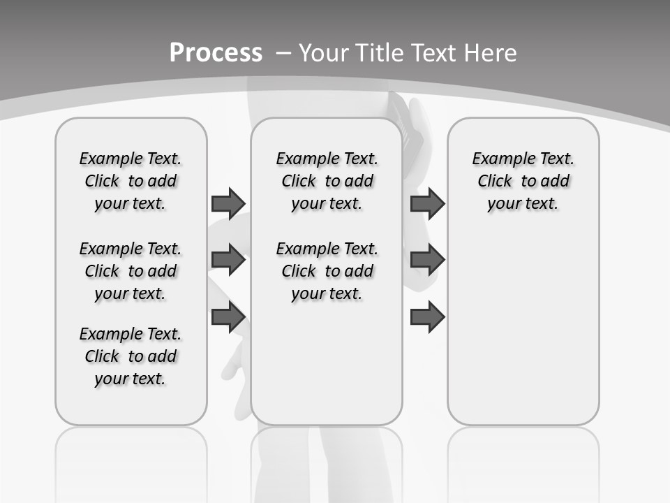 Telephone Office Worker PowerPoint Template