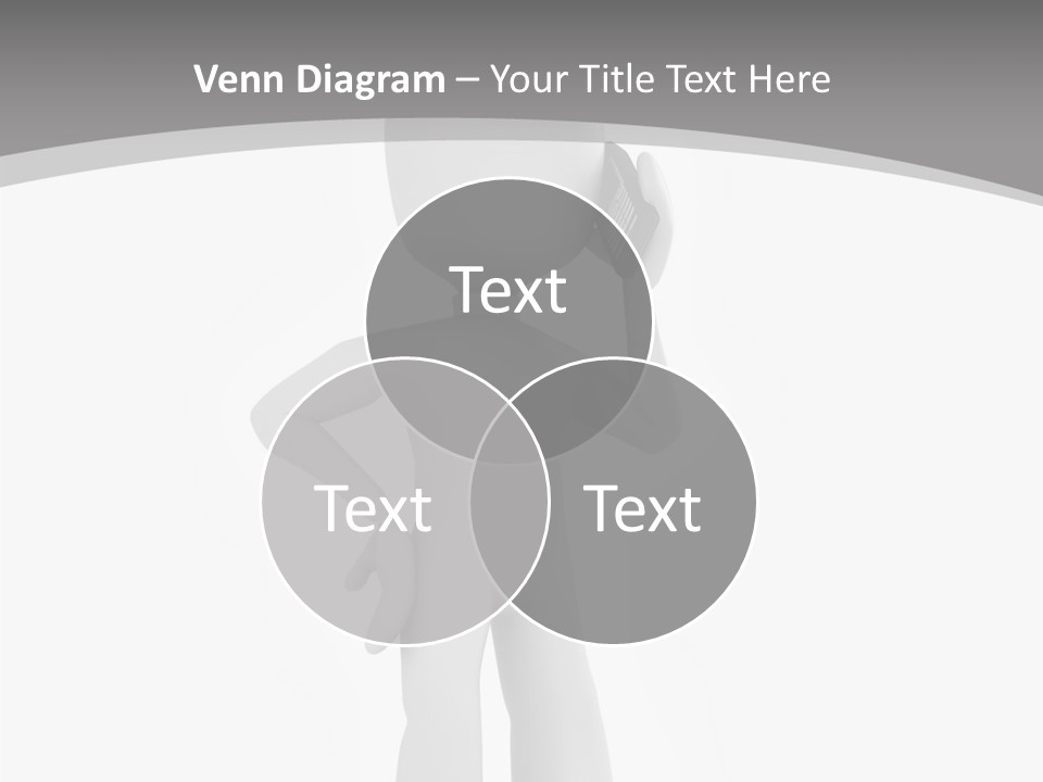 Telephone Office Worker PowerPoint Template